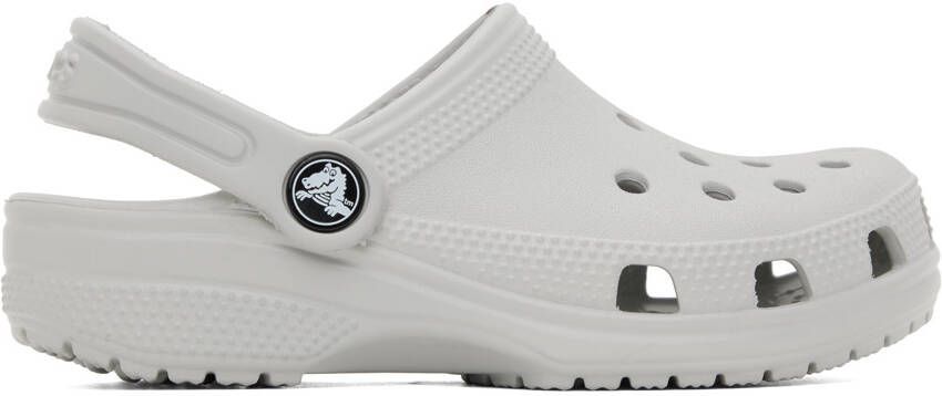Crocs Kids Gray Classic Clogs - Picture 5