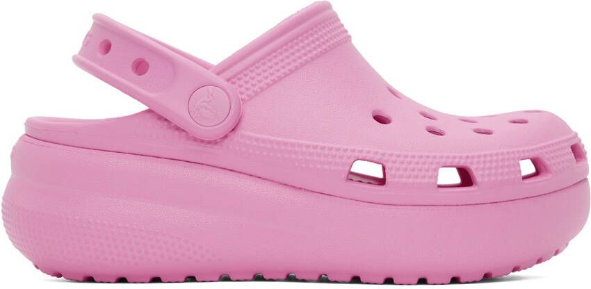 Crocs Kids Pink Cutie Crush Clogs - Picture 5