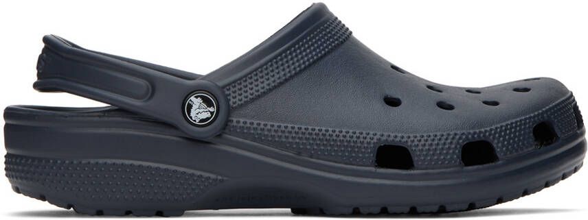 Crocs Navy Classic Clogs - Picture 4