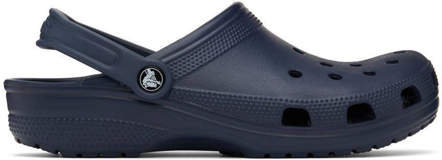 Crocs Navy Classic Clogs - Picture 6