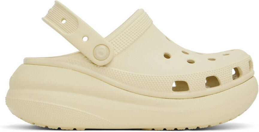 Crocs Beige Mega Crush Sandals - Picture 3