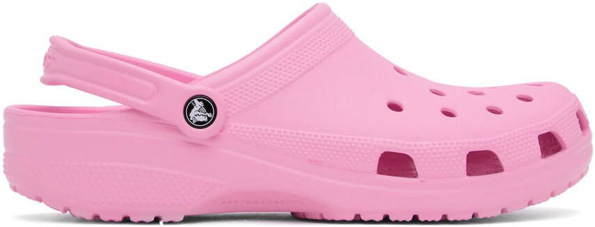 Crocs Pink Classic Clogs - Picture 4