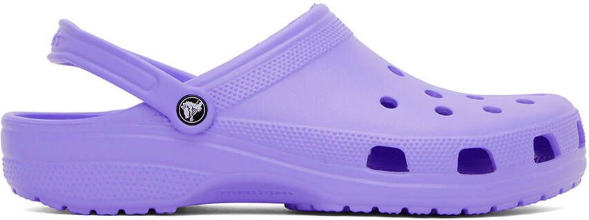 Crocs Purple Classic Clogs - Picture 4