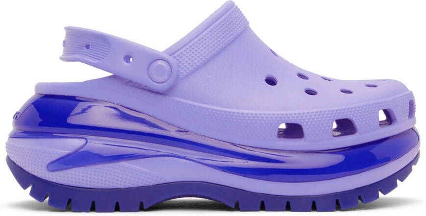 Crocs Purple Mega Crush Clogs - Picture 3
