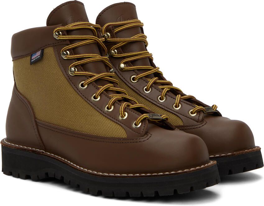 Danner Brown & Tan Light Boots - Picture 2