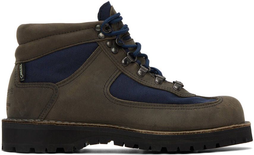 Danner Gray & Navy Feather Light Boots