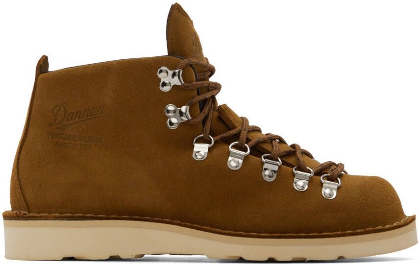 Danner Tan Suede Mountain Light Boots - Picture 5