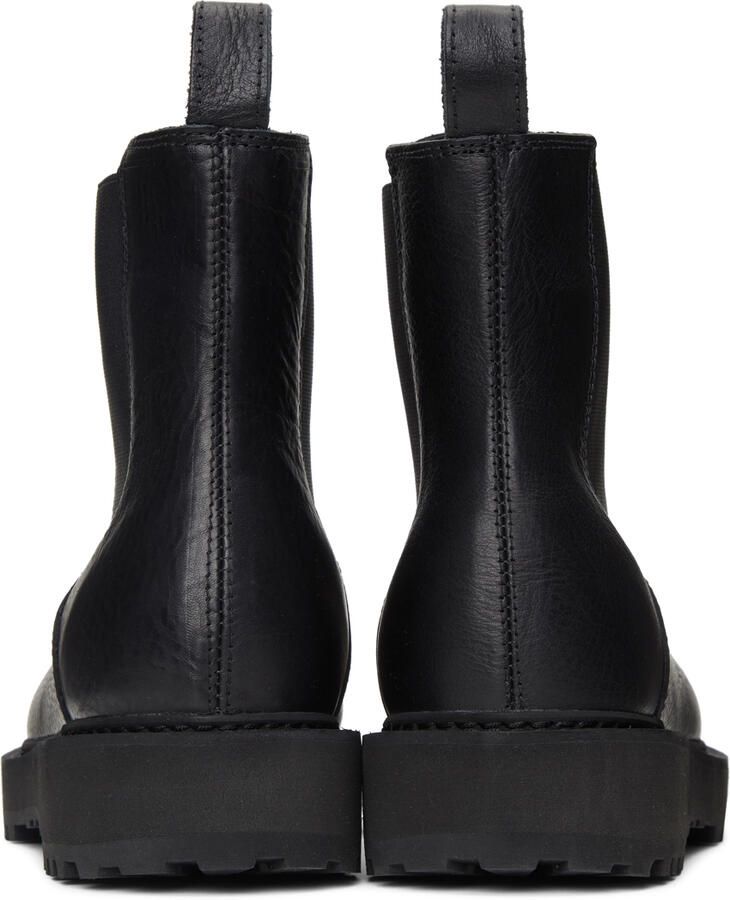 Diemme Black Leather Alberone Chelsea Boots - Picture 2