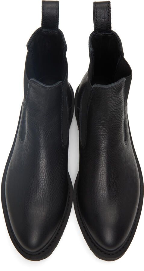 Diemme Black Leather Alberone Chelsea Boots - Picture 4