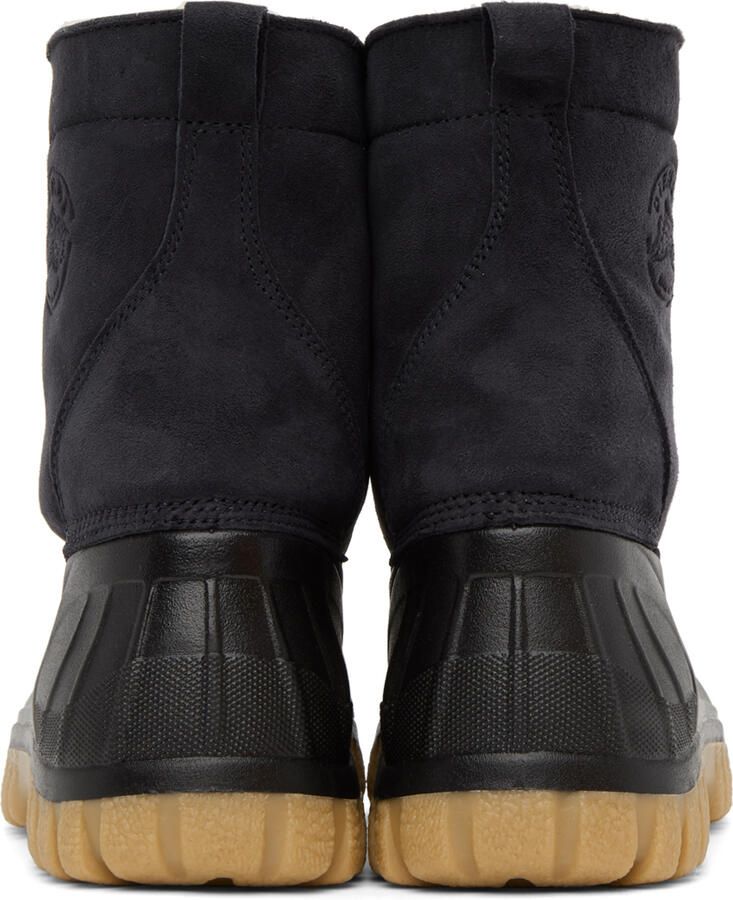 Diemme SSENSE Exclusive Black & Tan Anatra Boots
