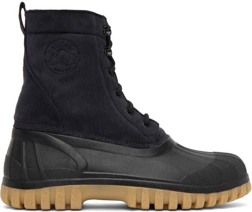 Diemme SSENSE Exclusive Black & Tan Anatra Boots - Picture 5