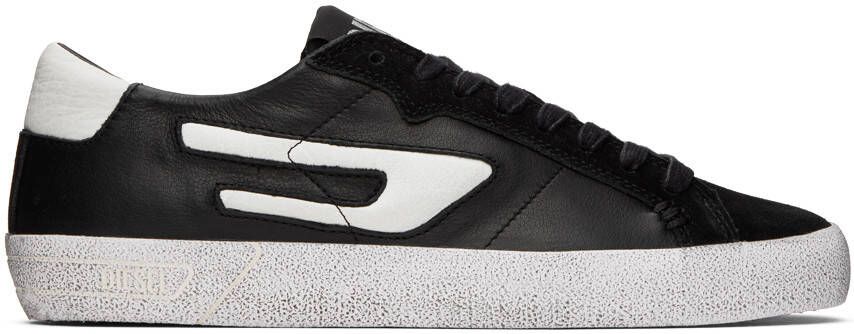 Diesel Off-White & Black S-Leroji Low Sneakers - Picture 4