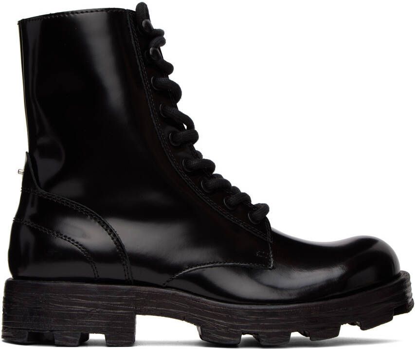 Diesel Black D-Hammer Boots - Picture 5