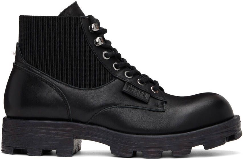 Diesel Black D-Hammer Boots