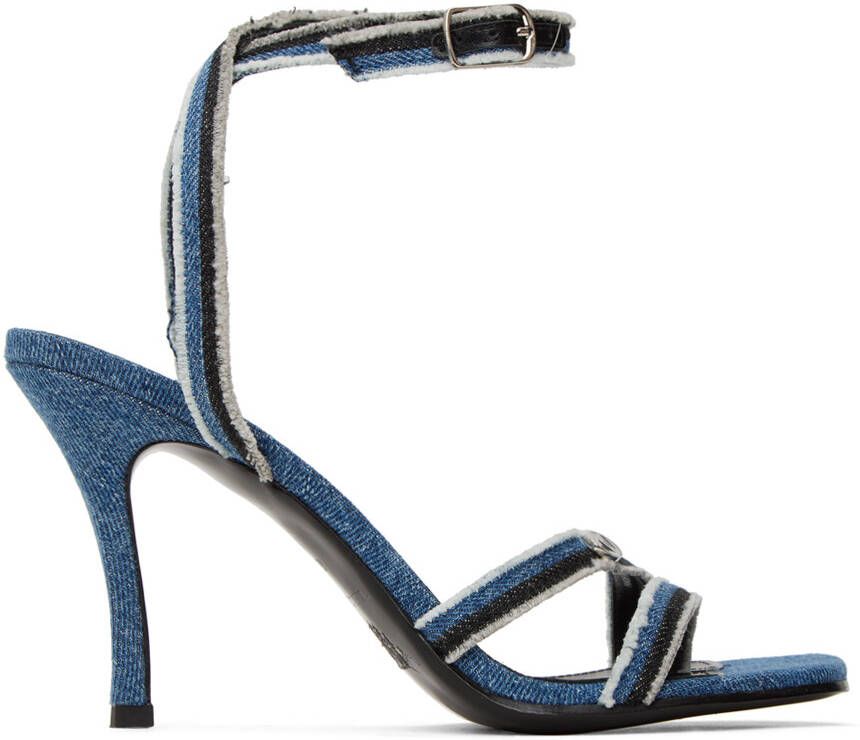 Diesel Blue D-Venus SA Heeled Sandals - Picture 5