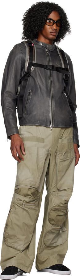 Diesel Off-White & Black S-Leroji Low Sneakers - Picture 6