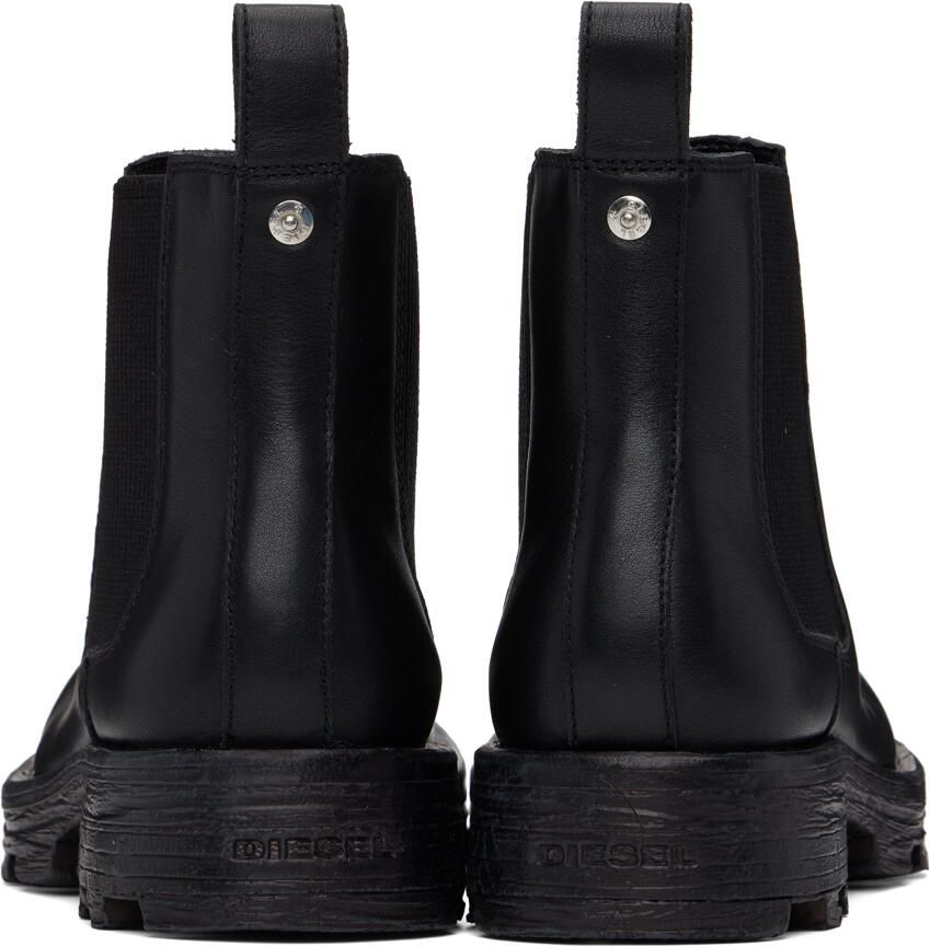 Diesel Black D-Hammer Chelsea Boots