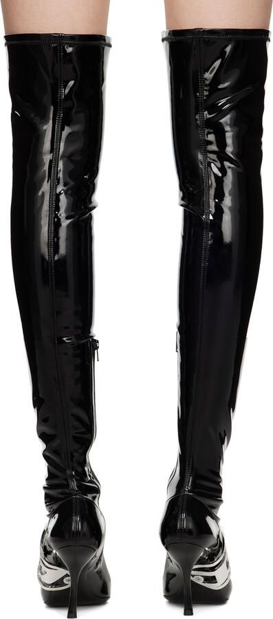 Diesel Black Hardware Boot