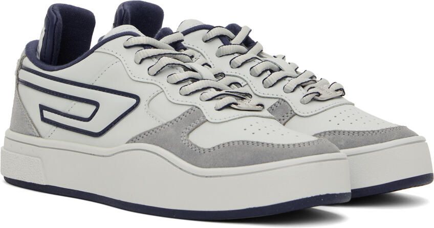 Diesel Off-White & Red S-Ukiyo Mid X Sneakers - Picture 7