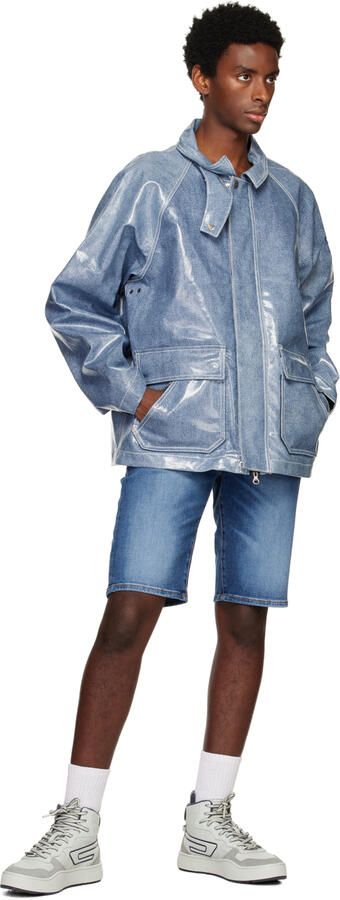 Diesel Off-White & Red S-Ukiyo Mid X Sneakers - Picture 10