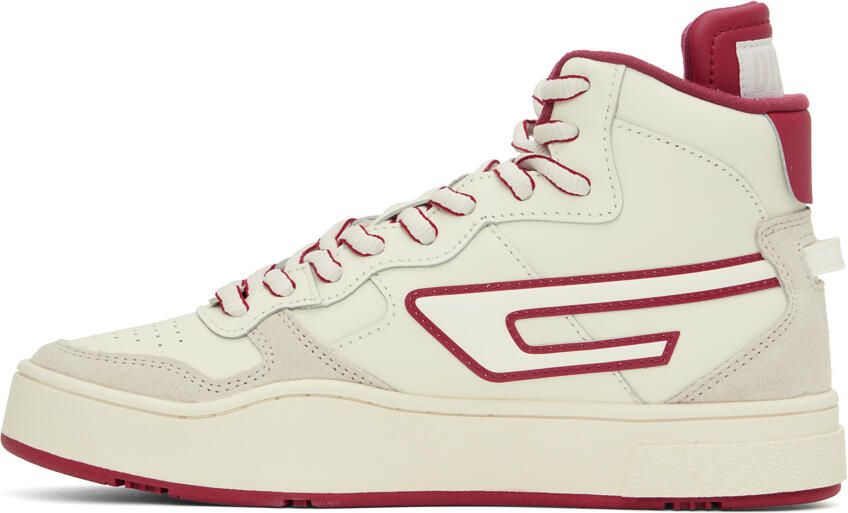 Diesel Off-White & Red S-Ukiyo Mid X Sneakers - Picture 6