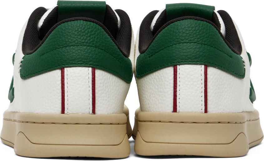 Diesel White & Green S-Athene Low Sneakers
