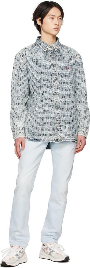 Diesel White & Orange S-Serendipity Sport Sneakers - Picture 4