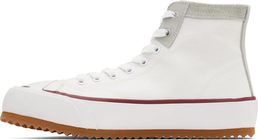 Diesel White S-Principia High-Top Sneakers - Picture 3