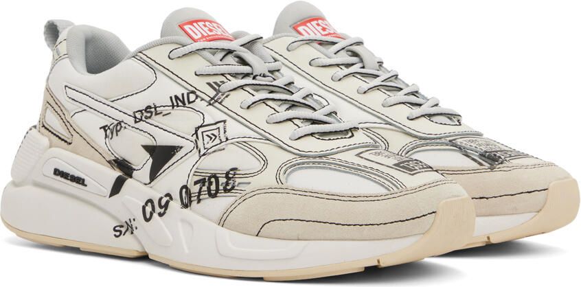 Diesel White S-Serendipity Sport Sneakers - Picture 2