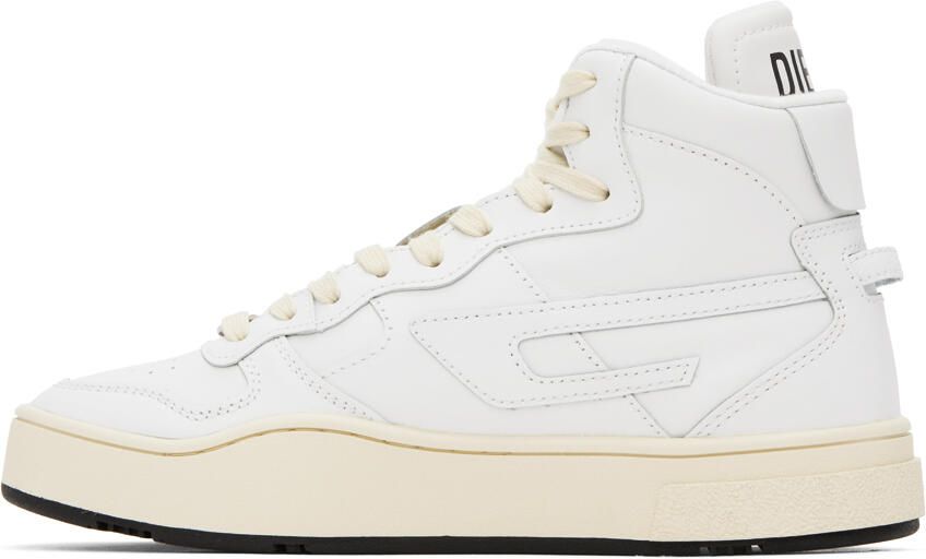 Diesel White S-Ukiyo Mid X Sneakers - Picture 3