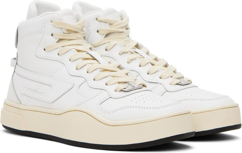 Diesel White S-Ukiyo Mid X Sneakers - Picture 2