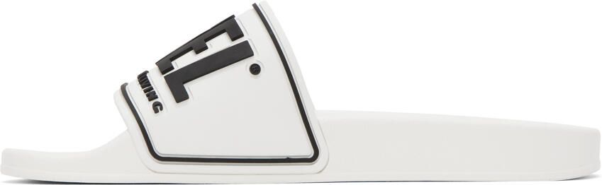 Diesel White Sa-Mayemi Cc Slides - Picture 4