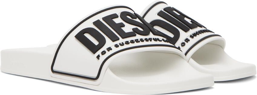 Diesel White Sa-Mayemi Cc Slides - Picture 3