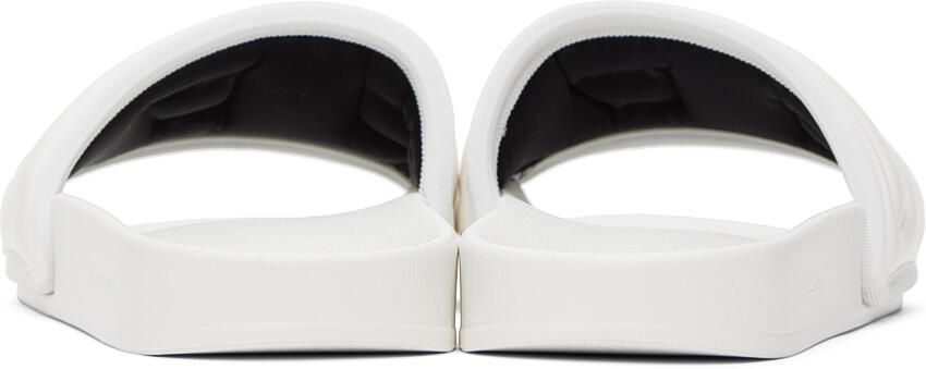 Diesel White Sa-Mayemi Puf Pool Slides - Picture 2