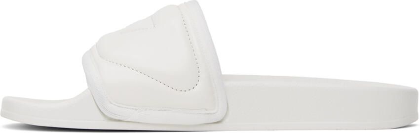 Diesel White Sa-Mayemi Puf Pool Slides - Picture 5