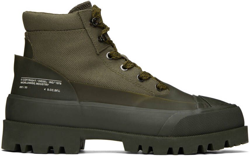Diesel Green D-Hiko BT X Boots - Picture 5