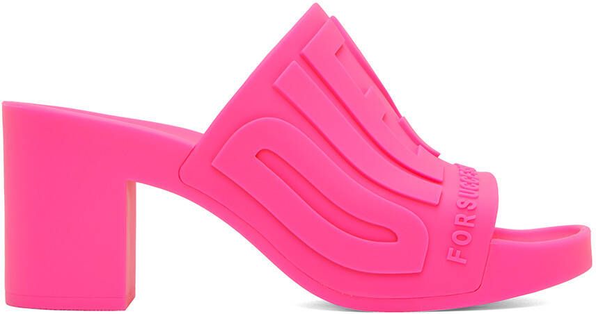Diesel Pink Pamela Heeled Sandals - Picture 5