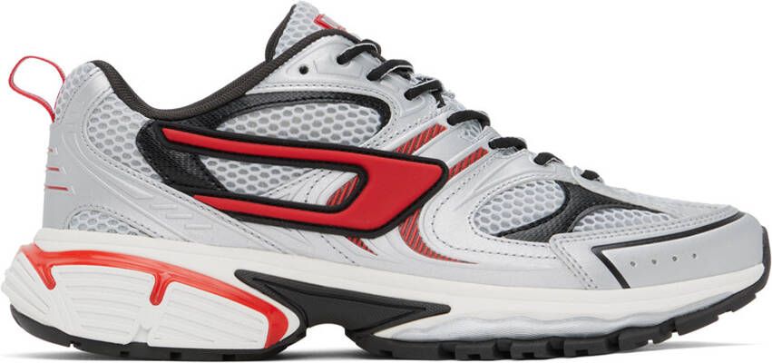 Diesel Red & White S-Serendipity Pro-X1 Sneakers