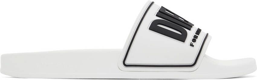 Diesel White Sa-Mayemi Cc Slides - Picture 6