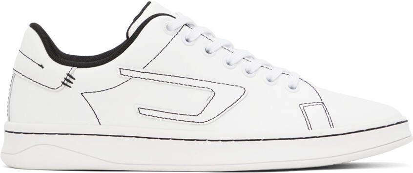 Diesel White S-Serendipity Sport Sneakers - Picture 3
