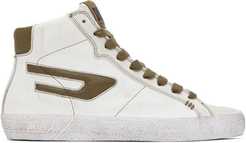 Diesel White S-Leroji Mid Sneakers - Picture 5