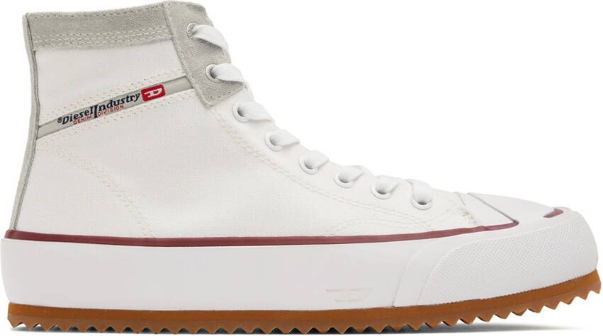 Diesel White S-Principia High-Top Sneakers - Picture 5