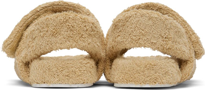 Dolce & Gabbana Beige Logo Sandals - Picture 2