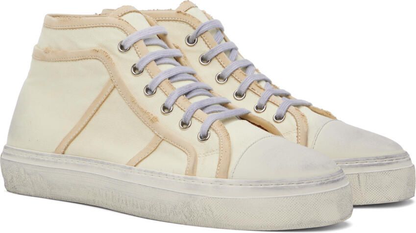Dolce & Gabbana Beige Vintage Re-Edition Sneakers - Picture 2
