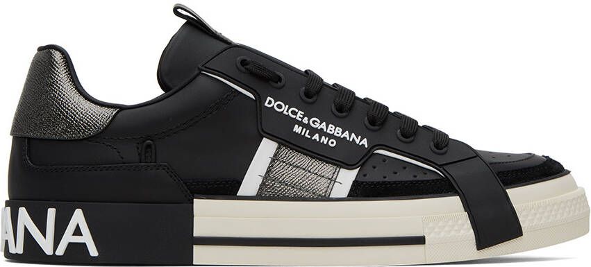 Dolce & Gabbana Black 2.Zero Custom Sneakers - Picture 5