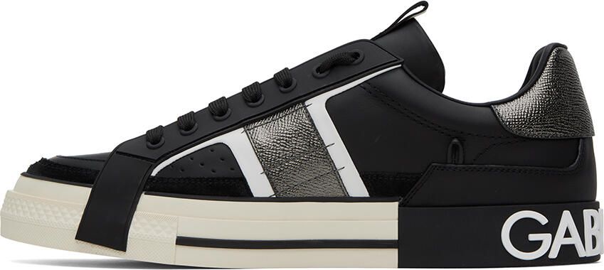 Dolce & Gabbana Black 2.Zero Custom Sneakers - Picture 6