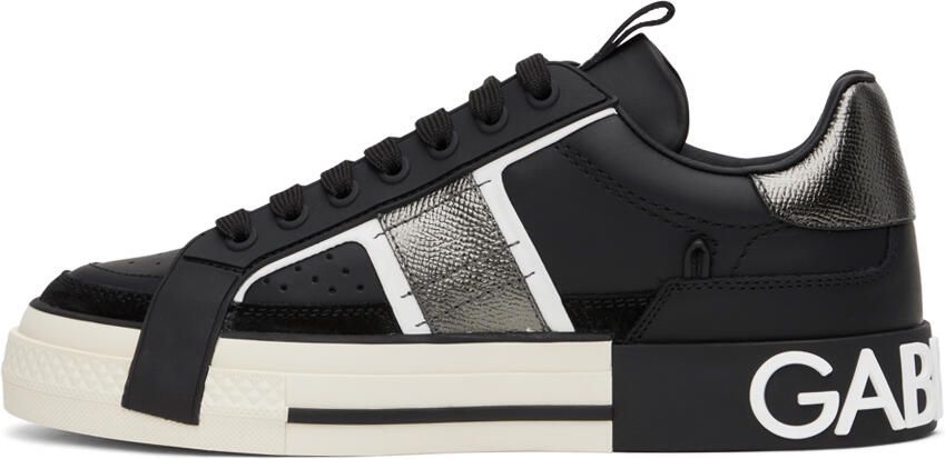 Dolce & Gabbana Black 2.Zero Custom Sneakers - Picture 4
