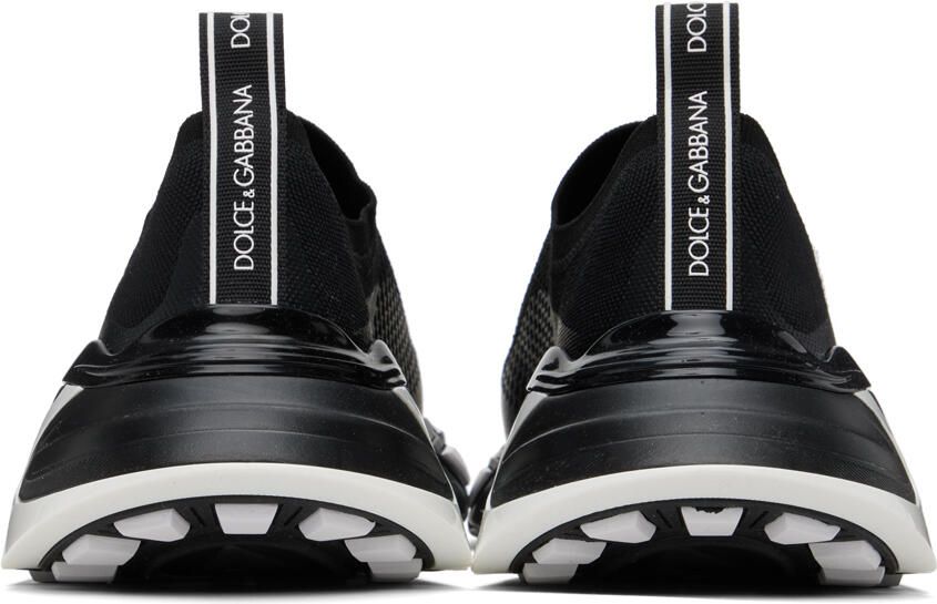 Dolce & Gabbana Black & White Sorrento Sneakers - Picture 6