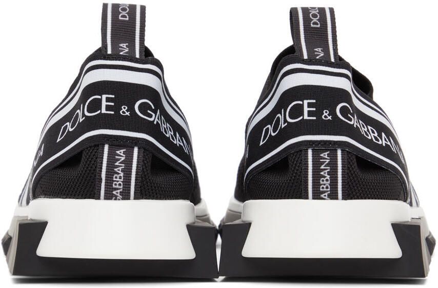Dolce & Gabbana Black & White Sorrento Sneakers - Picture 2