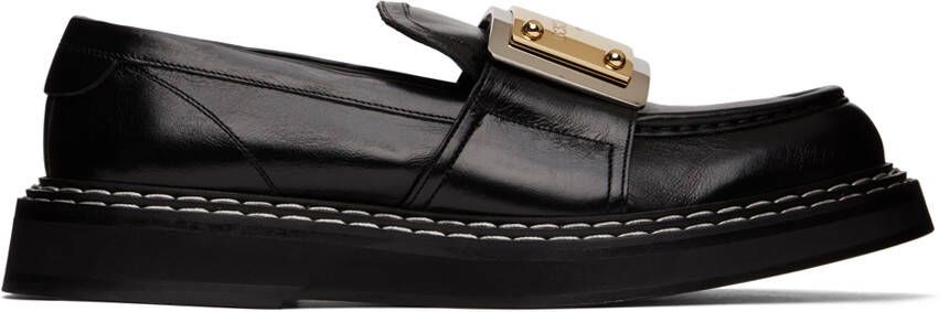 Dolce & Gabbana Black Bernini Loafers - Picture 5